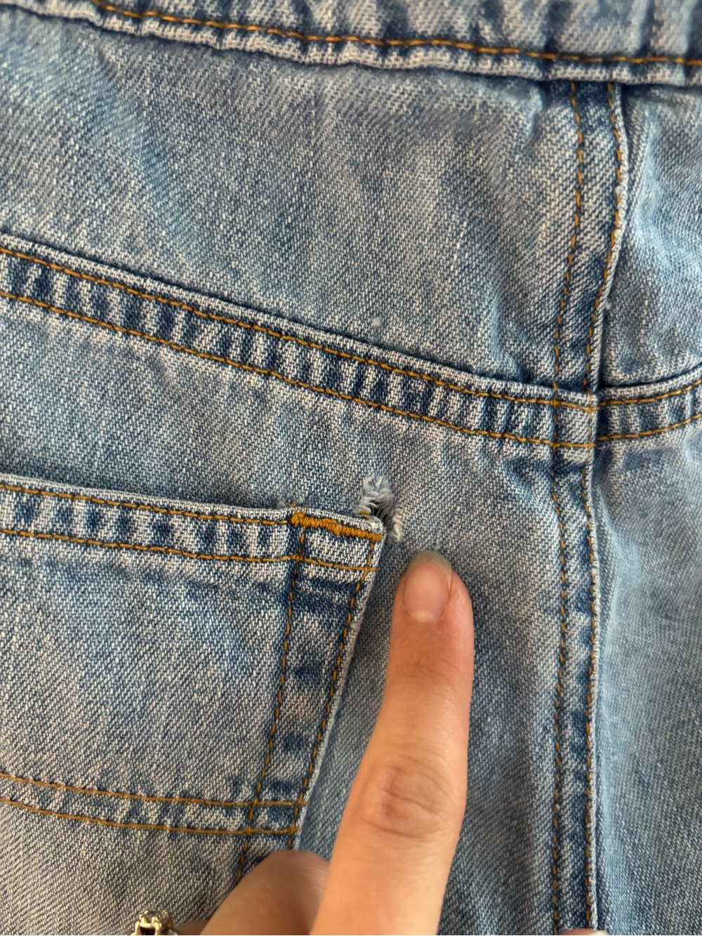 Polo by Ralph Lauren Light Blue Denim Shorts - Picture 6 of 9